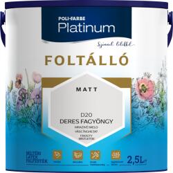 Poli-Farbe Platinum foltálló színes beltéri falfesték D20 Deres fagyöngy 2, 5l