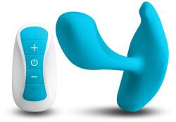 NS Novelties Stimulator Punctul G Eros, 10 Moduri Vibratii, Silicon, USB, Remote Control, Albastru, 10 cm