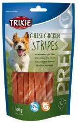 TRIXIE Hrana pentru caini TRIXIE Premio Stripes Cheese Chicken Stripes- Dog treat - 100g (TX-31586)