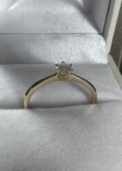 Moon Diamonds Gyémánt Köves Arany 14K Eljegyzési Gyűrű (50-00002-1250F)