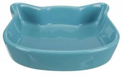 TRIXIE Kerámia tál macskafej alakban 250 ml 12 cm 12 cm
