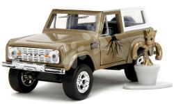 Jada Toys Kisautó Marvel Ford Bronco 1973 Jada fém nyitható ajtókkal és Groot figurával hossza 14 cm 1: 32 (JA3223018)