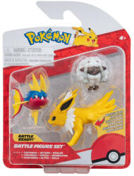 Pokémon - Set 3 figurine de actiune, Wooloo, Carvanha, Jolteon, 3 buc (ASMPKW3050)