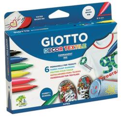 GIOTTO Textilmarker GIOTTO 6db-os készlet (494800) - nyomtassingyen