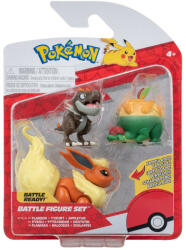 Pokémon - Set 3 figurine de actiune, Appltun, Tyrunt, Flareon, 3 buc (ASMPKW3047)