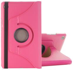 Husa Flip LITCHI pentru Huawei MediaPad M5 8.4" roz inchis
