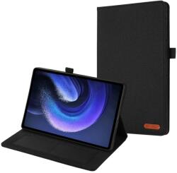  FABRIC Husa cu clapeta pentru Xiaomi Pad 6 / Pad 6 Pro neagra