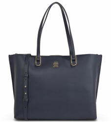 Tommy Hilfiger Дамска чанта Tommy Hilfiger Th Timeless Workbag AW0AW15242 Space Blue DW6 (Th Timeless Workbag AW0AW15242)