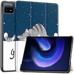  ART Husa Flip Xiaomi Pad 6 / Pad 6 Pro LAZY CAT