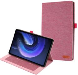  FABRIC Husă flip pentru Xiaomi Pad 6 / Pad 6 Pro roz