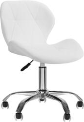 Háttámlás kozmetikai szék, fehér - nagykereskedelem-szalonok - 32 586 Ft
