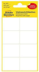 Avery Etikett AVERY 3075 32x23 mm fehér univerzális 60 címke/doboz 6 ív/doboz (3075) - tonerpiac