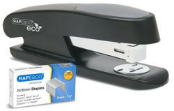 Rapesco Tűzőgép, 24/6, 20 lap, antibakteriális, RAPESCO "Germ-Savvy ECO Sting Ray", fekete (1482) - bestoffice