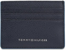 Tommy Hilfiger Etui pentru carduri Tommy Hilfiger Th Struc Leather Cc Holder AM0AM11606 Bleumarin