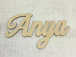  Natúr fa - "Anya" felirat 19, 5cm - kosarbolt