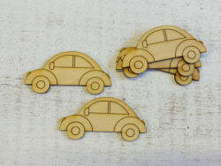  Natúr fa - Autó rajzos 7cm 5db/csomag