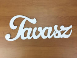  Fa - "Tavasz" felirat fehér 35cm