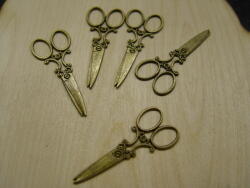  Olló antik 5db/csomag - kosarbolt