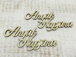  Anyák napjára" felirat 6, 5x12, 7cm 2db/csomag