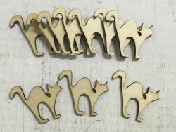  Natúr fa - Púpos hátú macska 10db/csomag