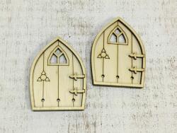  Natúr fa - Tündérajtó kicsi "Tara" 2db/csomag - kosarbolt