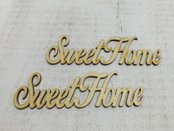  Natúr fa - "Sweet Home" felirat 2db/csomag
