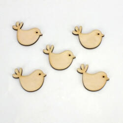  Natúr fa - Kicsi madárkák 5db/csomag