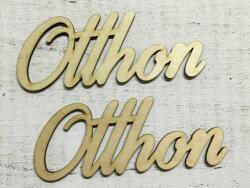  Natúr fa "Otthon" felirat 15cm 2db/csomag