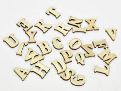  Fa betűk natúr 2cm 26betű/csomag