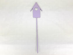  Fa - Beszúrós madárházikó levendula 7x29cm - kosarbolt