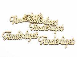  Natúr fa - Tündérliget felirat 9, 5cm 5db/csomag