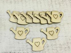  Natúr fa - Kis szíves kanna 3cm 10db/csomag