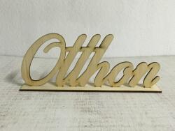  Natúr fa - "Otthon" felirat talppal 25cm - kosarbolt