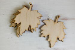 Natúr fa - Falevél 8x10cm 5db/csomag - kosarbolt