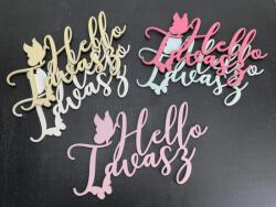  Hello tavasz feirat színes lepkés pasztell rózsaszín - kosarbolt