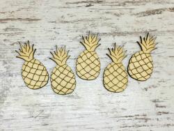  Natúr fa - Ananász 6cm 5db/csomag