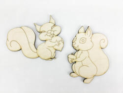  Natúr fa - Mókus pár 8cm 2db/csomag