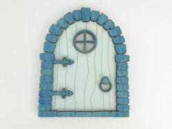  Fa - Tündérajtó "Tania" türkizkék - kosarbolt