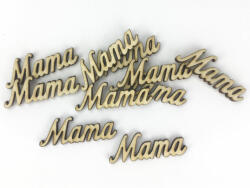  Natúr fa - "Mama" felirat 10db/csomag - kosarbolt