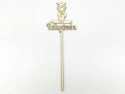  Natúr fa - Beszúrós felirat "Ballagásodra" fiú - kosarbolt