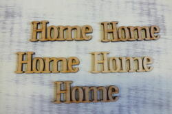 Natúr fa - "Home" felirat 5db/csomag - kosarbolt