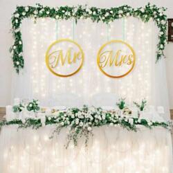  Mr&Mrs karika szett arany-metál 2db - kosarbolt