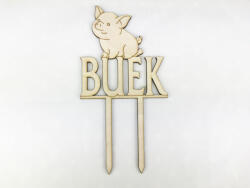  Natúr fa - "BUÉK" malacos 19cm