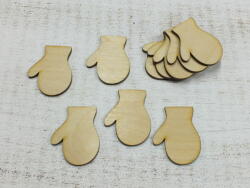  Natúr fa - Kesztyű 5cm 10db/csomag