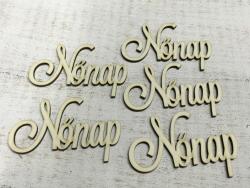  Nőnap" felirat 9, 5cm 5db/csomag