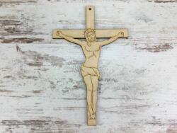  Natúr fa - Jézus a kereszten 15cm