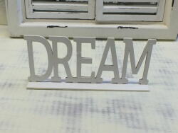 Corolla Exp-Imp. Kft Fa "Dream" felirat talppal fehér 25cm