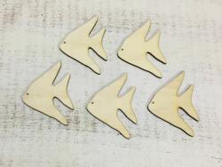  Natúr fa - Vitorláshal 8cm 5db/csomag