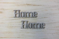  Fa "Home" felirat koptatott szürke 2db/csomag - kosarbolt