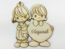  Natúr fa - "Anyunak" testvérek 8, 5x10cm - kosarbolt